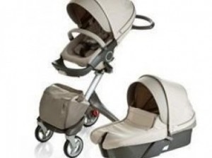  F/S: Stokke LLC Xplory Newborn Stroller Carry Cot Beige &amp; Segway i2 