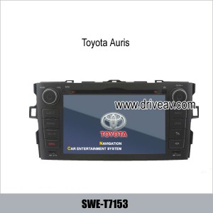 Toyota Auris stereo radio Car DVD player TV bluetooth GPS navi FM SWE-T7153