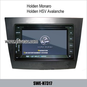 Holden Monaro Holden HSV Avalanche stereo radio DVD GPS TV SWE-H7317