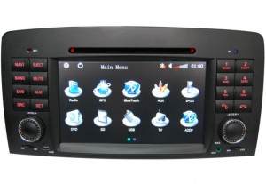2 Din Mercedes Benz W251 R280 R320 R350 R500 DVD Player GPS Navigation Bluetooth PIP