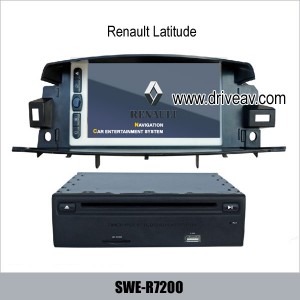 Renault Latitude OEM stereo radio Car DVD Player GPS navigation TV SWE-R7200