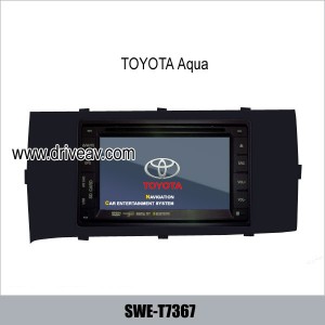TOYOTA Aqua OEM stereo auto dvd player GPS navigation TV SWE-T7367