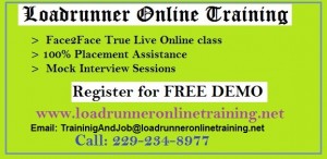 Loadrunner Online Training