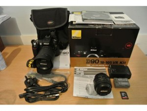 Nikon D90 Digital SLR Camera with Nikon AF-S DX 18-105mm lens $500USD