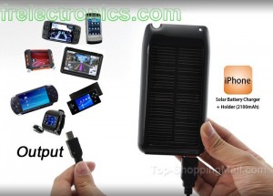 High Capacity iPhone Solar Charger