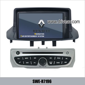 Renault Megane,Renault Fluence stereo radio Car DVD player TV GPS SWE-R7196