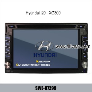 Hyundai i20 XG300 in dash DVD player GPS navi IPOD SWE-H7299