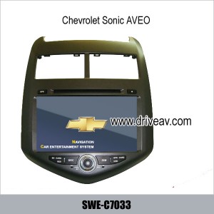 Chevrolet Sonic AVEO in dash DVD player GPS navi IPOD SWE-C7033