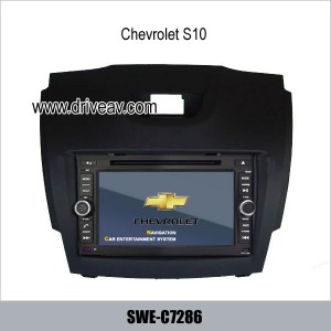 Chevrolet S10 in dash DVD player GPS navi IPOD SWE-C7286