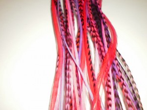 We have good quality grizzly rooster feathers 