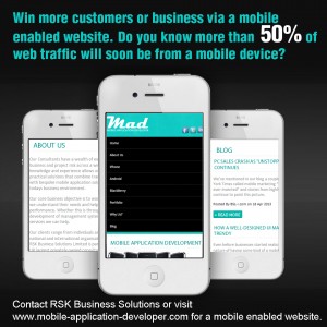 Win more customers or business via a mobile enabled website