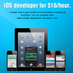 iOS developer for $16/hour