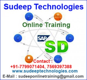 SAP SD Online Training