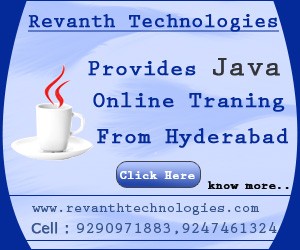 Java Online training from Bangalore