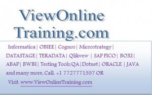 Cognos Online Training, Cognos10 Online Training, Cognos BI Training