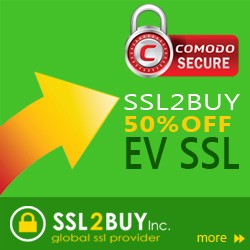 Save 50% on Renewal of Comodo EV SSL at SSL2BUY