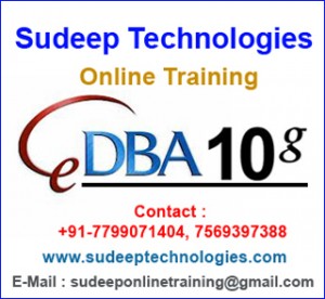 ORACLE DBA 10G Online Training