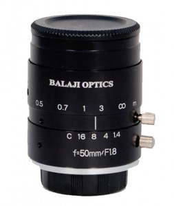 50 MM MEGA PIXEL CAMERA LENS--BALAJI OPTICS INDIA