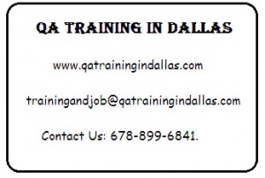 QA Online Training in Dallas TX