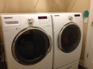 Samsung Washer/Dryer with Pedestals