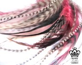 Best quality grizzly rooster feather hair extension