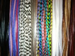 Grizzly rooster feathers for hair extension