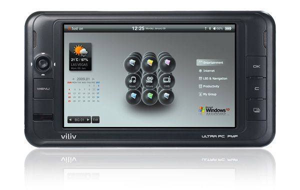 Viliv Promotion Pack S5 Premium 3GP 4.8-Inch Matte Black Net-Tablet PC - 7 Hour Battery Life
