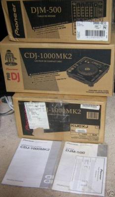 x2 Pioneer CDJ-1000MK3 &amp; 1x DJM-800 1HDJ 2000 1200Euro