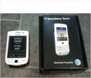 Brand NEW BlackBerry Torch 9800 White(Unlocked Original)