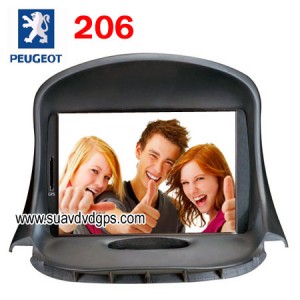 Peugeot 206 factory oem radio Car DVD Player RDS Bluetooth IPOD GPS navi CAV-206PG